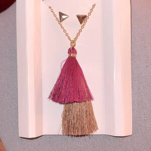 Lily Sky Design necklace earring set NWT
